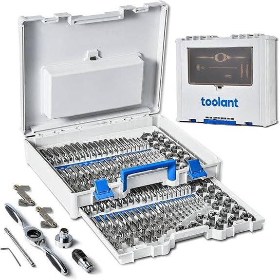Toolant 127-Piece Ratcheting Tap & Die Set
