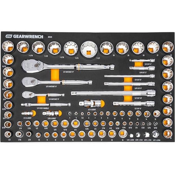 GEARWRENCH 83-Piece SAE/Metric Mechanics Tool Set