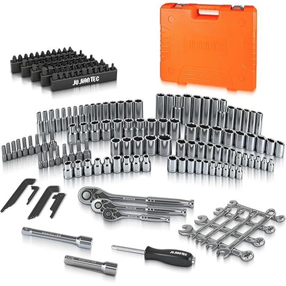 201-Piece SAE & Metric Impact Socket Set with Tools