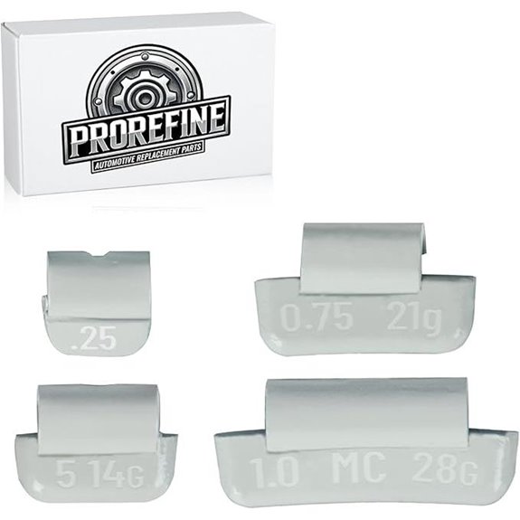 Upgraded 120-Piece Steel Rim Wheel Weights Kit