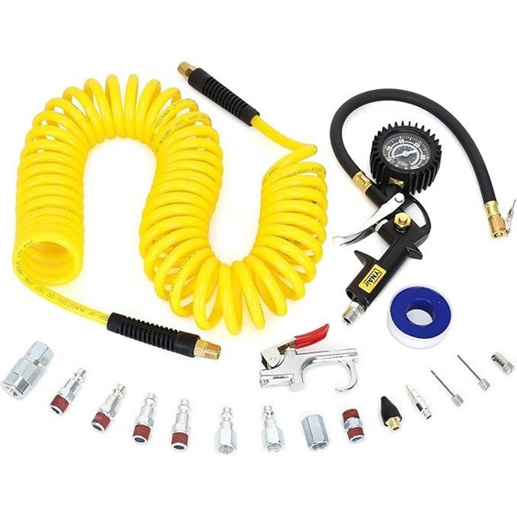 Air Compressor Accessories Kit with Hose and Fittings