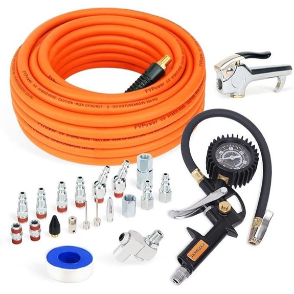 Air Compressor Accessories Kit with 50ft Hose and Fittings