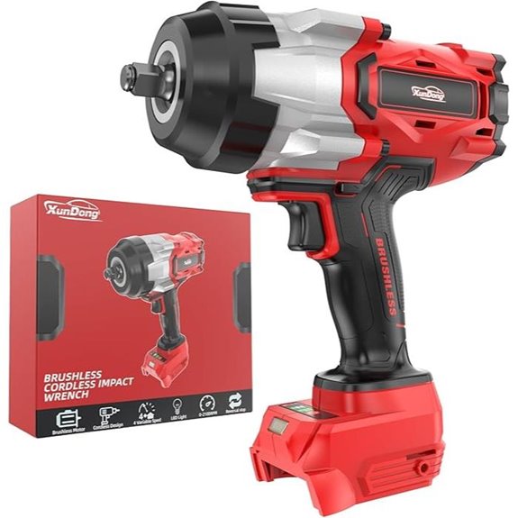 Cordless Impact Wrench 1/2 with Milwaukee Battery