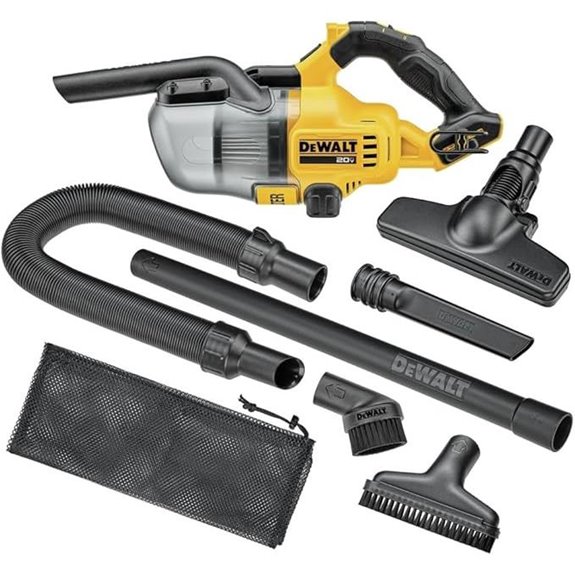 DEWALT 20V Cordless Handheld Car Vacuum with Attachments