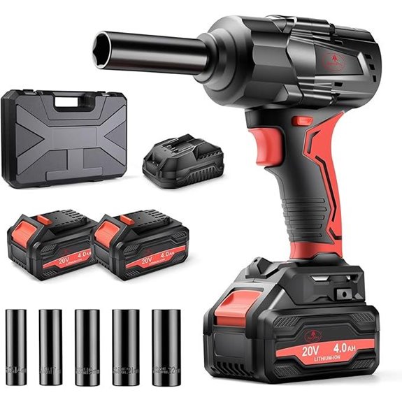 AEROPRO Cordless Impact Wrench Kit with Batteries