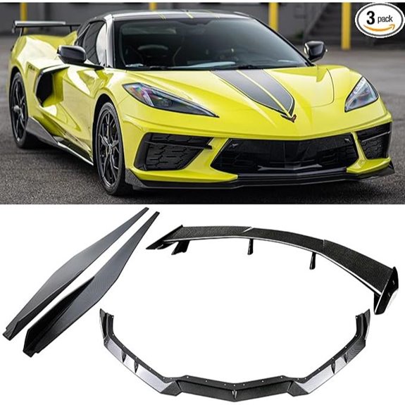 Corvette C8 Full Body Kit with Spoiler and Skirts