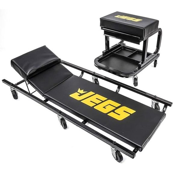 JEGS Creeper & Seat Set with Memory Foam
