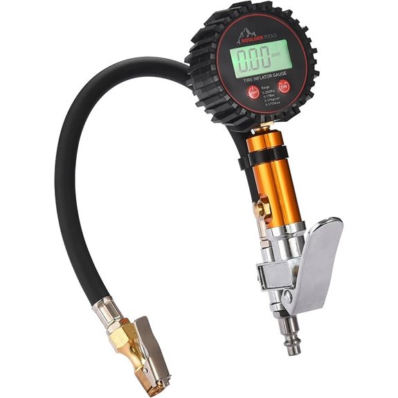 Boulder Tools Digital Tire Pressure Gauge with Inflator