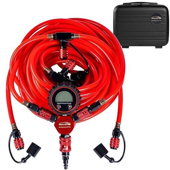 4 Tire Inflation Deflation System with Digital Gauge