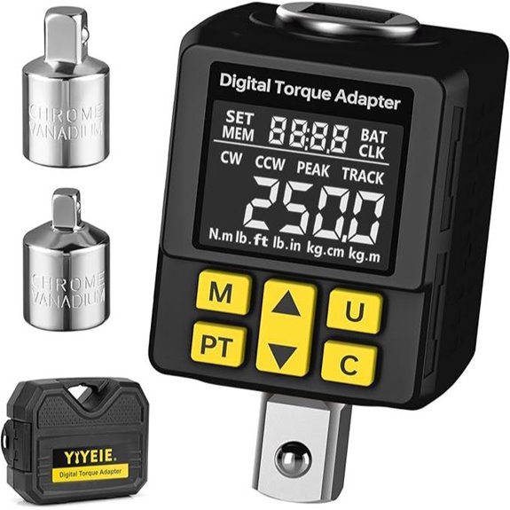 Digital Torque Adapter with Display and Alerts