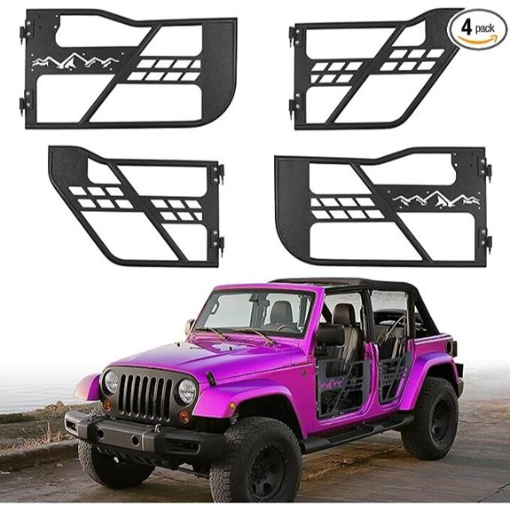 Wrangler JK JKU Tube Doors DIY Paintable Off-Road