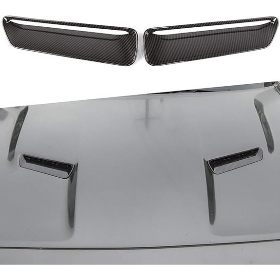 JeCar Carbon Fiber Hood Scoop Vent for Dodge Challenger