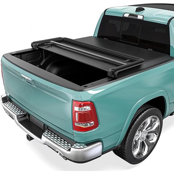 Tri-Fold Truck Bed Tonneau Cover for Dodge Ram 1500