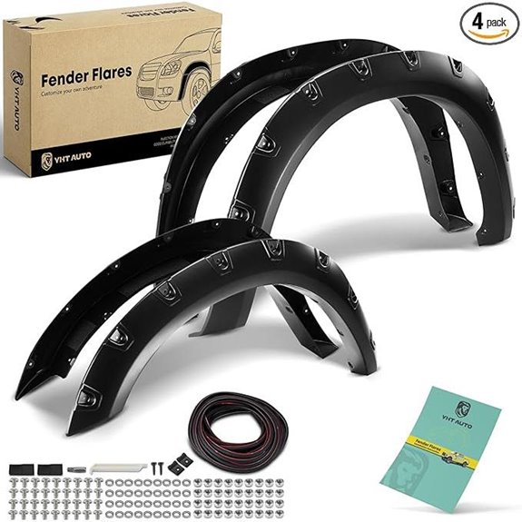 YHTAUTO Fender Flares for Dodge Ram 2500/3500 (4 pcs)