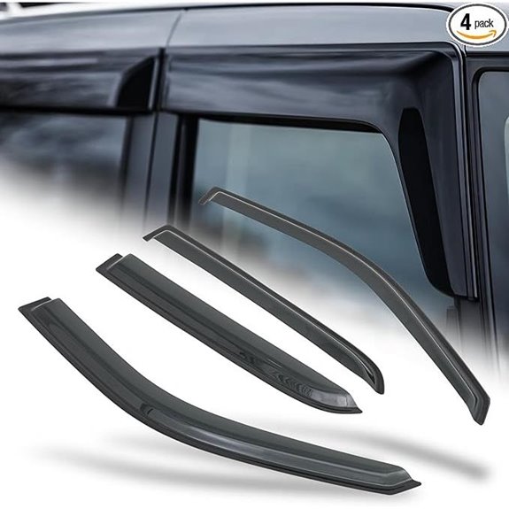 M-AUTO Rain Guards for Dodge Ram Crew Cab (4 PCs)
