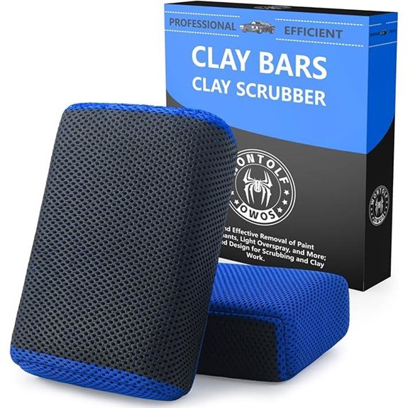 2 Pack Car Clay Detailing Kit with Wash Sponges