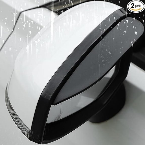 Pincuttee 2-Pack Car Side Mirror Rain Guards