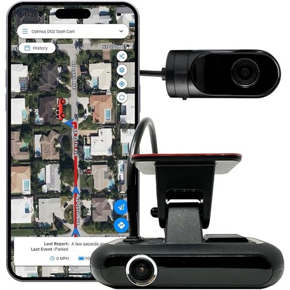 Optimus DG2 Live Dashcam & GPS Tracker (2 Channels)