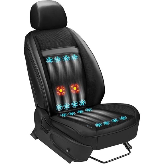 Upgraded 16 Fans Cooling Car Seat Cover (2-in-1)