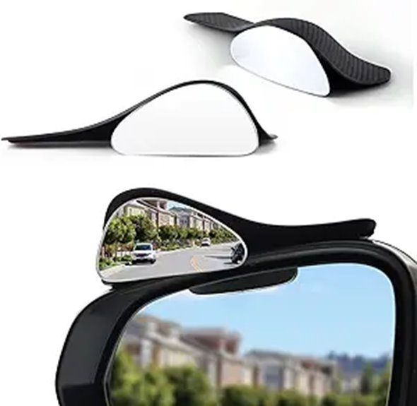 LivTee 2-in-1 Blind Spot Mirror & Rain Guard Kit