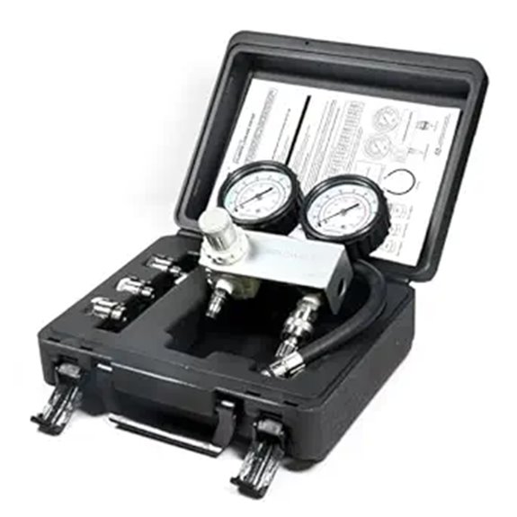 Cylinder Leak Tester Kit with Dual Gauges