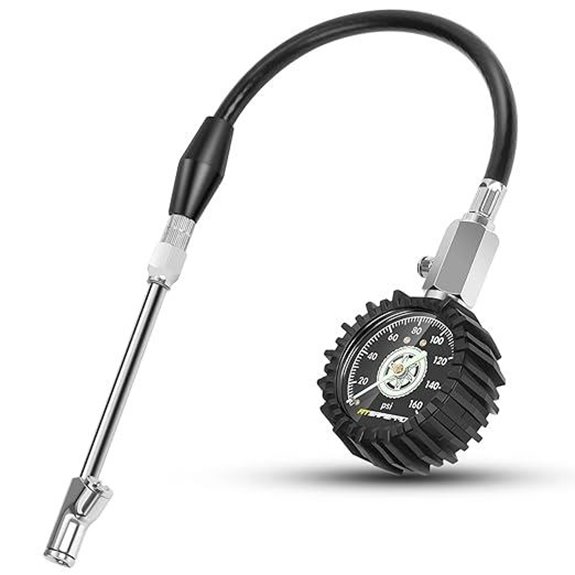 ATsafepro 160PSI Dual Head Tire Pressure Gauge