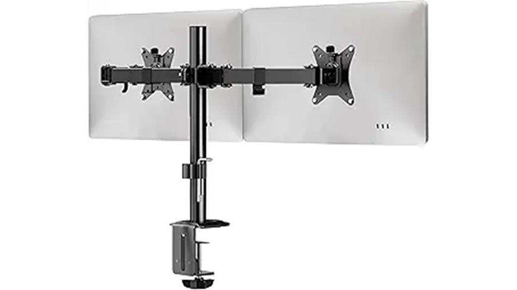 dual monitor stand 32 inch
