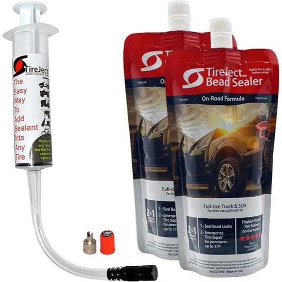 TireJect 2-in-1 Tire Sealant & Bead Sealer Kit
