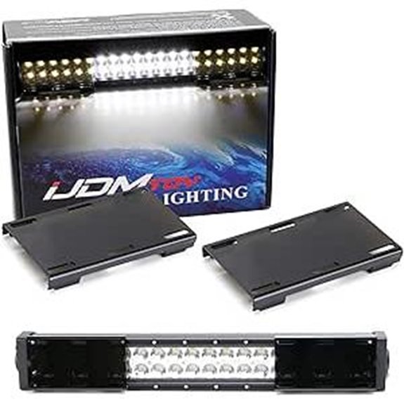 iJDMTOY Dual-Row LED Light Bar Lens Covers