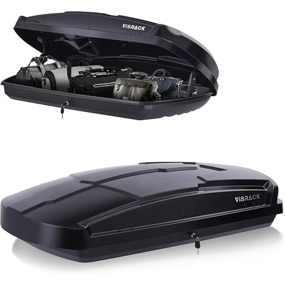 Hard Shell Roof Cargo Box with Dual Side Opening