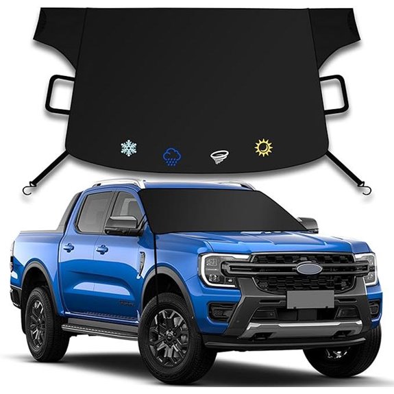 Heavy Duty Winter Windshield Cover for Cars