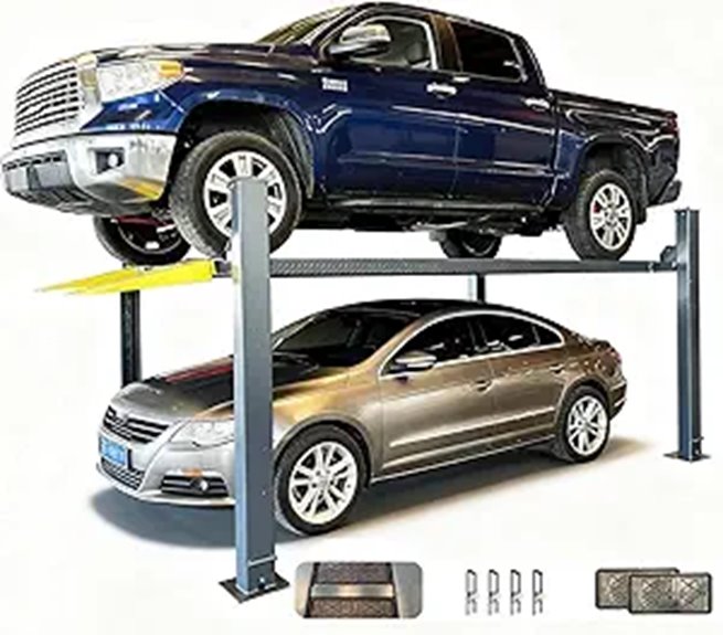 8,500 LBS 4-Post Car Lift with Hydraulic System