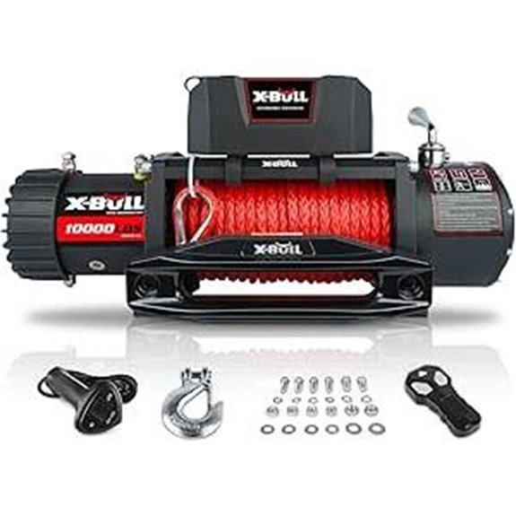 X-BULL 10000 lb Electric Winch Kit with Remote