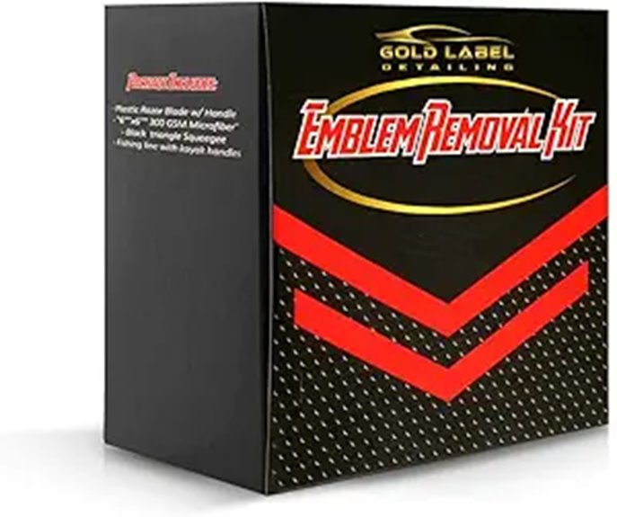 Emblem Removal Kit with Scratch Repair and Applicator