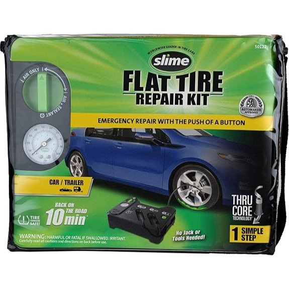 Slime Flat Tire Emergency Kit with Inflator and Sealant