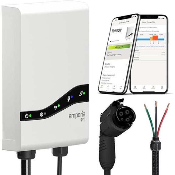 EMPORIA 48A Level 2 EV Charger with PowerSmart