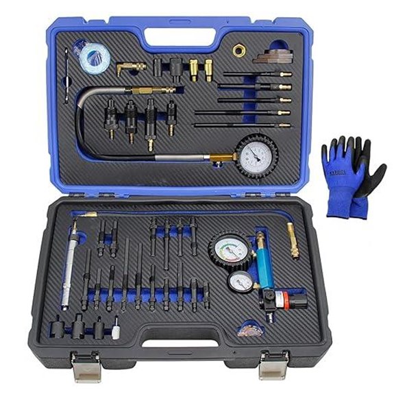 46PCS Engine Compression Leak Down Test Kit