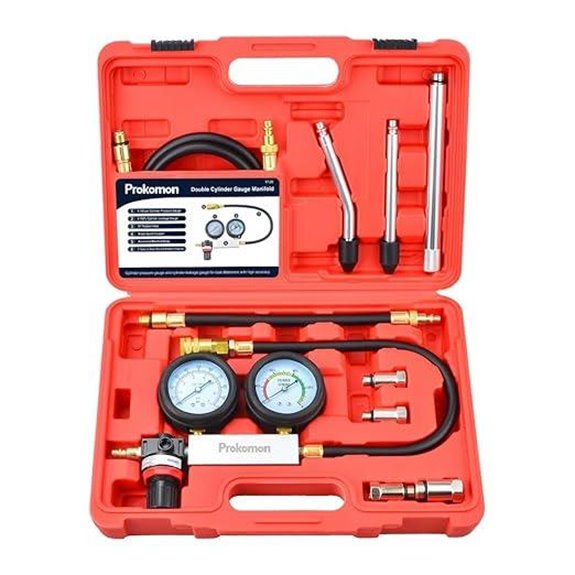 Prokomon Engine Cylinder Leak Down Tester Kit