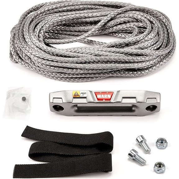 WARN 100970 Epic Synthetic Rope for ATV/UTV Winch