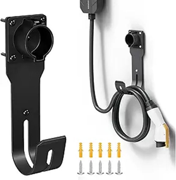Level 2 EV Charger Holster and J-Hook Mount