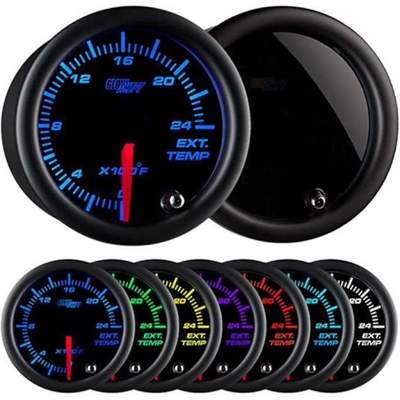 GlowShift 2400F Pyrometer Exhaust Gas Temp Gauge Kit