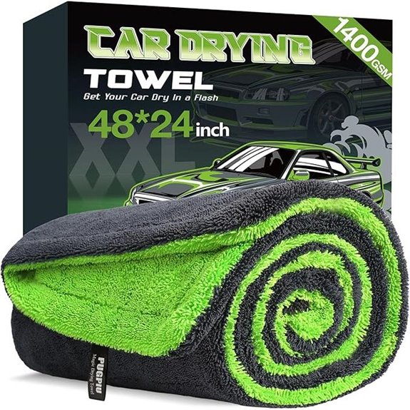 PUGPIU Microfiber Car Drying Towel Extra Large