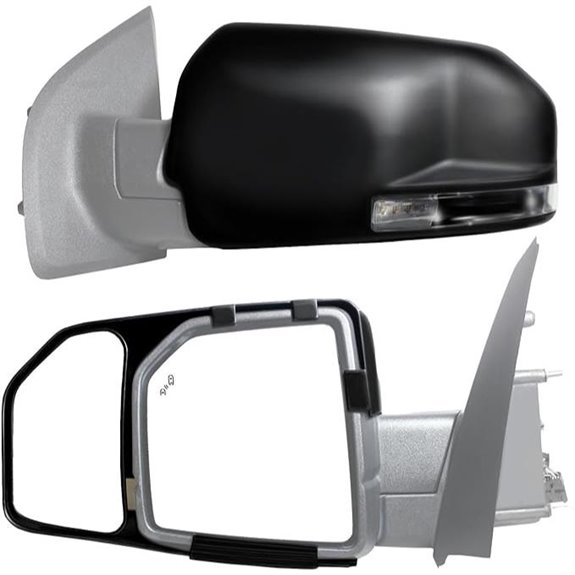 K SOURCE Snap & Zap Towing Mirror for F150