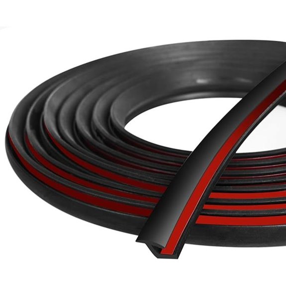 MYFAMIREA Fender Flare Edge Trims (33Ft EPDM)