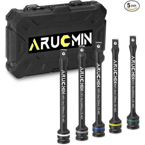 Torque Limiting Extension Bar Set 5-Piece