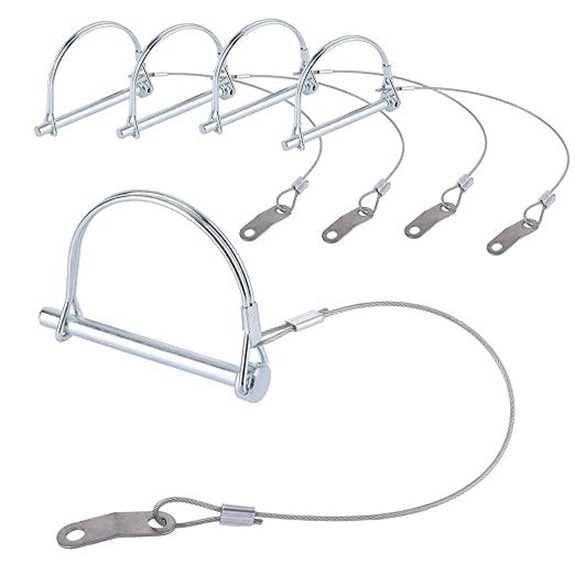 Trailer Hitch Pins with Quick Release Ring (5 pcs)