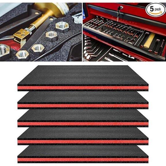 5 pcs Foam Tool Box Inserts for Organizer