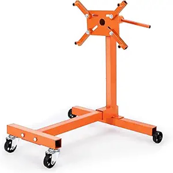 Rotating Engine Stand with Folding Steel Frame