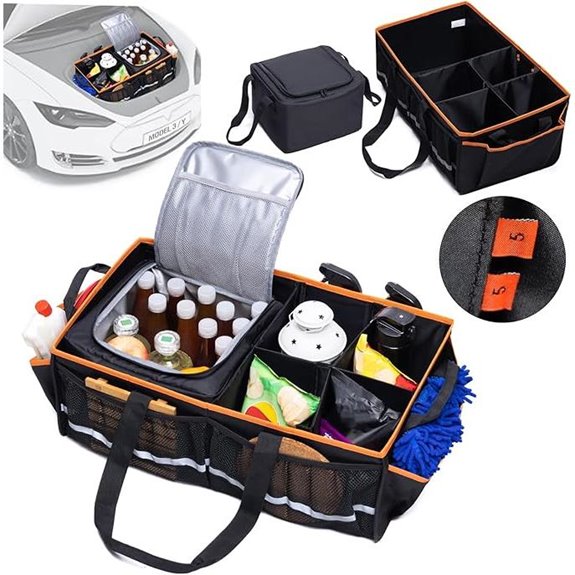 Tesla Model 3/Y Foldable Trunk Organizer with Cooler