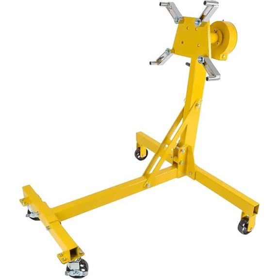 JEGS Folding Engine Stand with Rotating Head